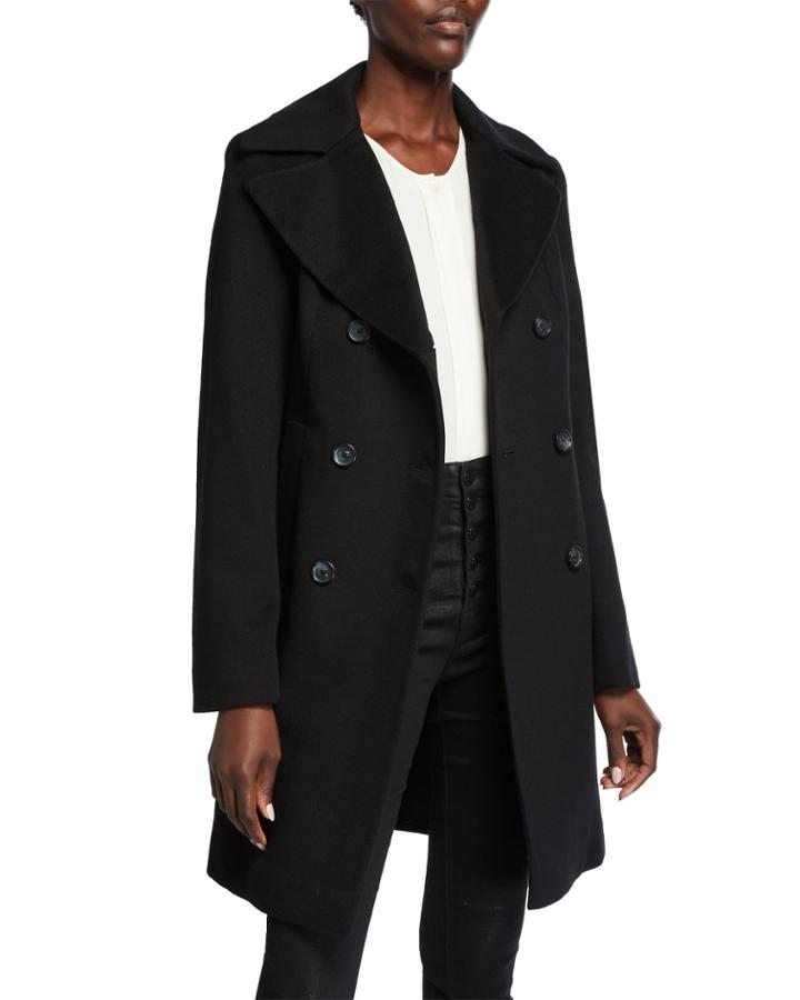Wool Double-breasted Coat