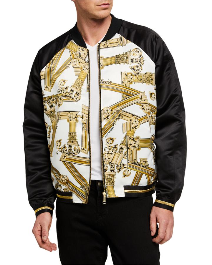 Men's V Logo Bomber Jacket