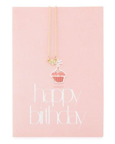Clover Necklace With Happy Birthday Card