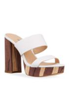 Jinx Wood-printed Platform Heel