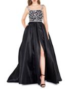 Embellished Square-neck Ball Gown