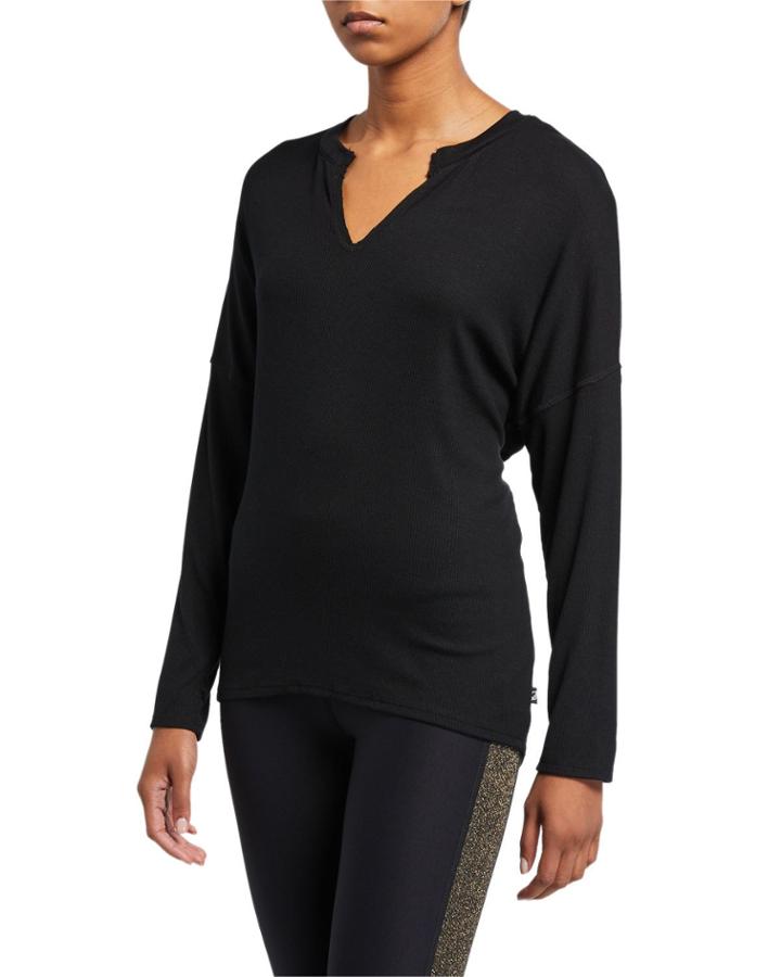 Ribbed Open-back Activewear