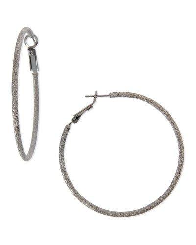 Large Stardust Hoop Earrings