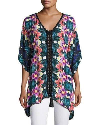 Habanera Floral-print Caftan,
