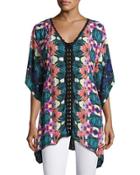 Habanera Floral-print Caftan,