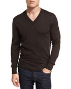 Merino Wool V-neck