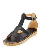 Carole Leather Gladiator Espadrille