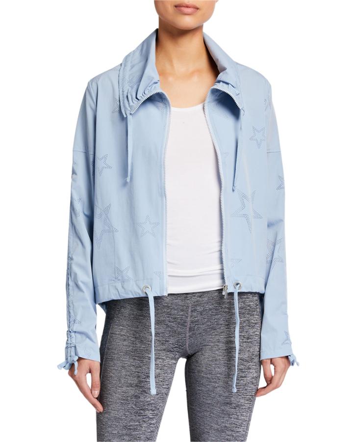 Estrella Star Pattern Perforated Jacket