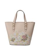 Ellie Floral-print Leather Crossbody Bag