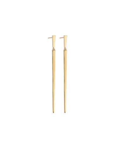 14k Short Sheer Drop Earrings