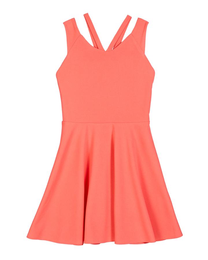 The Georgia Techno Crepe Dress,