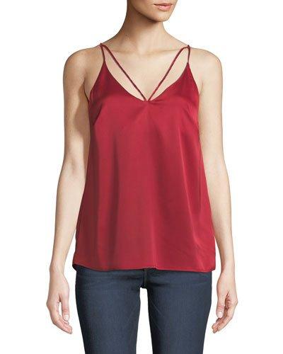 Charmeuse Strappy V-neck Camisole