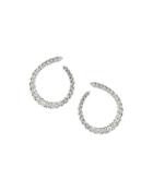 14k Journey Loop Diamond Earrings,