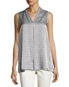Nora Silk Voyager Dot Blouse
