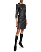 3/4-sleeve Leather Buckle