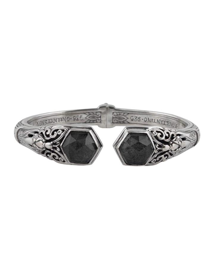 Split Hematite Hinge Bracelet