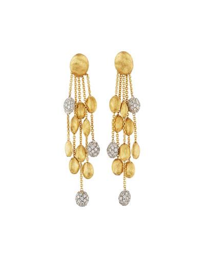 Siviglia 18k 5-strand Diamond Drop Earrings
