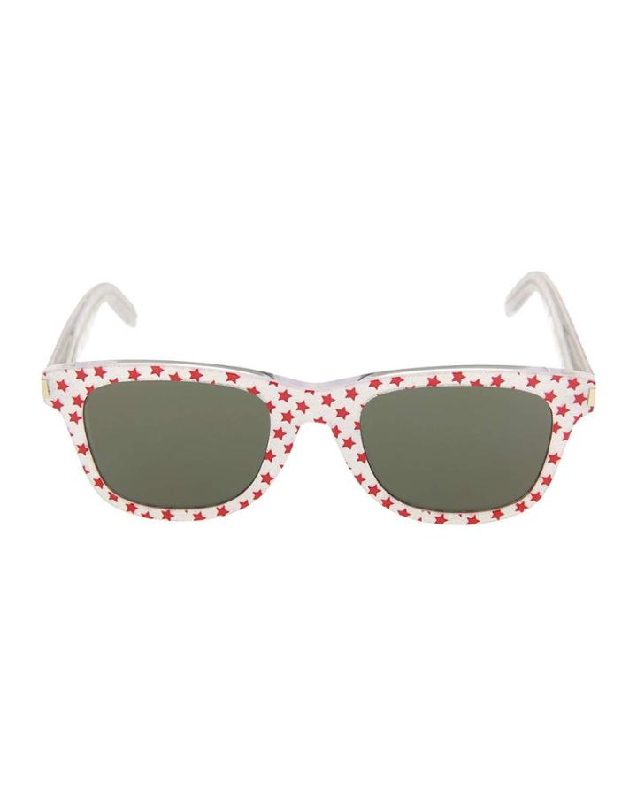 Square Glittery Stars Acetate