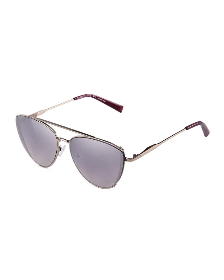 Metal Cat-eye Aviator