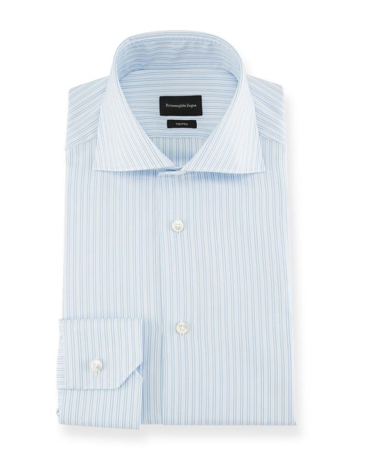 Men's Trofeo Two-tone Stripe Dress