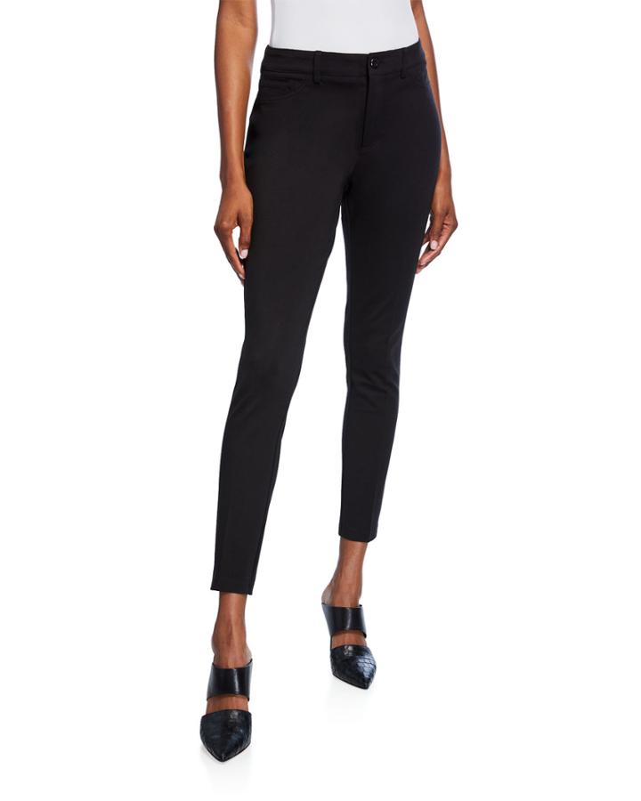 Cropped Slim Knit Cropped Jeans