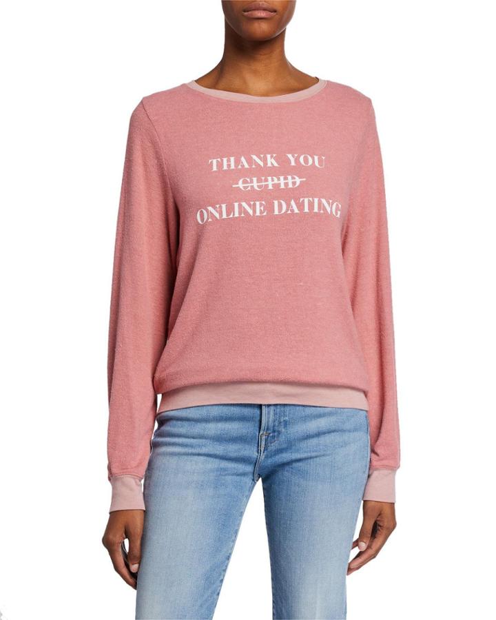 Swipe Right Baggy Beach Jumper