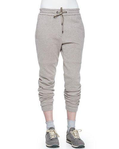 Drawstring-waist Sweatpants, Bran
