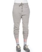 Drawstring-waist Sweatpants, Bran