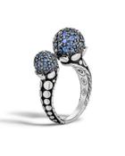 Dot Blue Sapphire Ring,