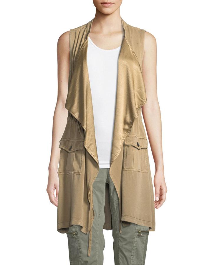 Slade Silky-trim Duster Utility Vest