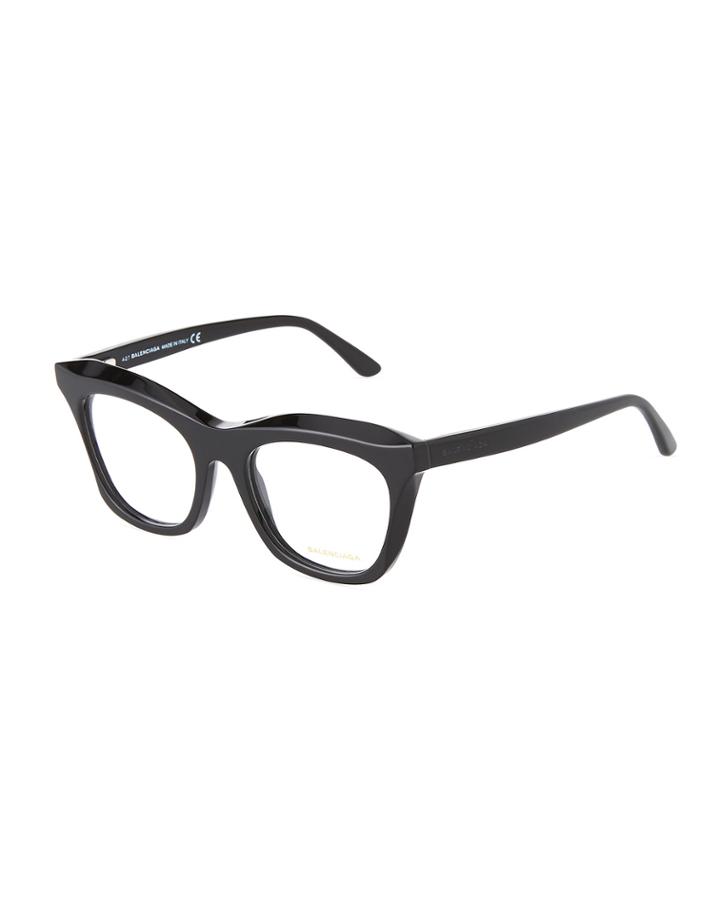 Oversized Square Plastic Optical Glasses