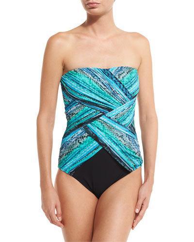 Snake Charmer Bandeau One-piece