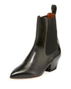 Beatle Gored Leather Booties