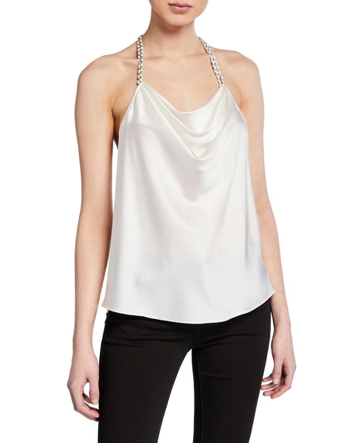 Amber Cowl-neck Racerback Top