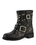 Youth Star-studded Leather