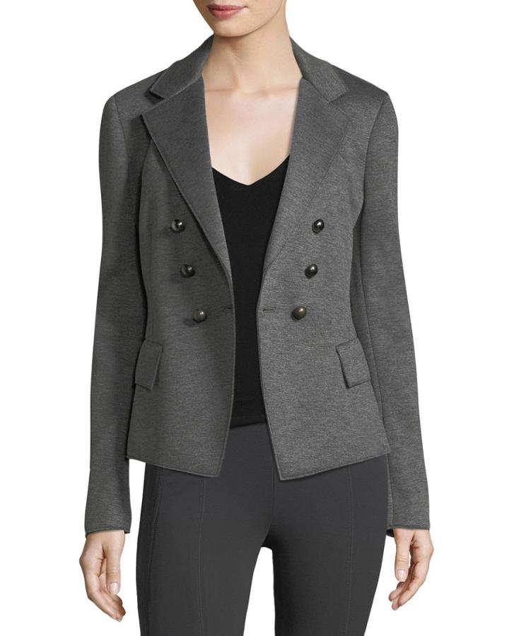 Long-sleeve Skinny Double-breasted Jacket