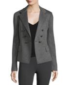 Long-sleeve Skinny Double-breasted Jacket