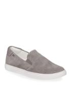 Kam Perforated Suede Slip-on