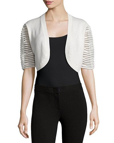 Dramatic-sleeve Bolero