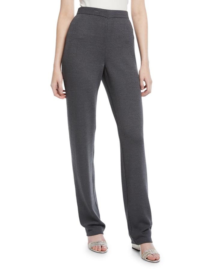 Saba Fit High-rise Tapered Pants, Gray