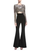 Angie Flared-leg Jumpsuit W/ Cutout