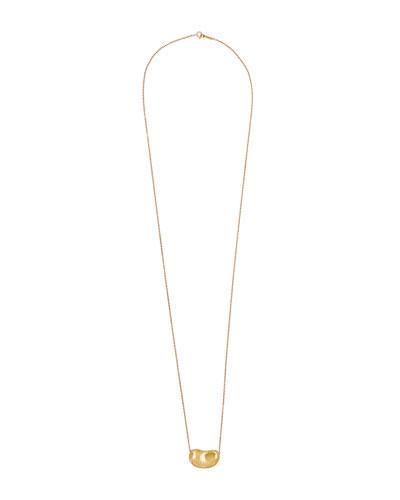 Long 18k Elsa Peretti&reg; Bean&reg; Pendant Necklace