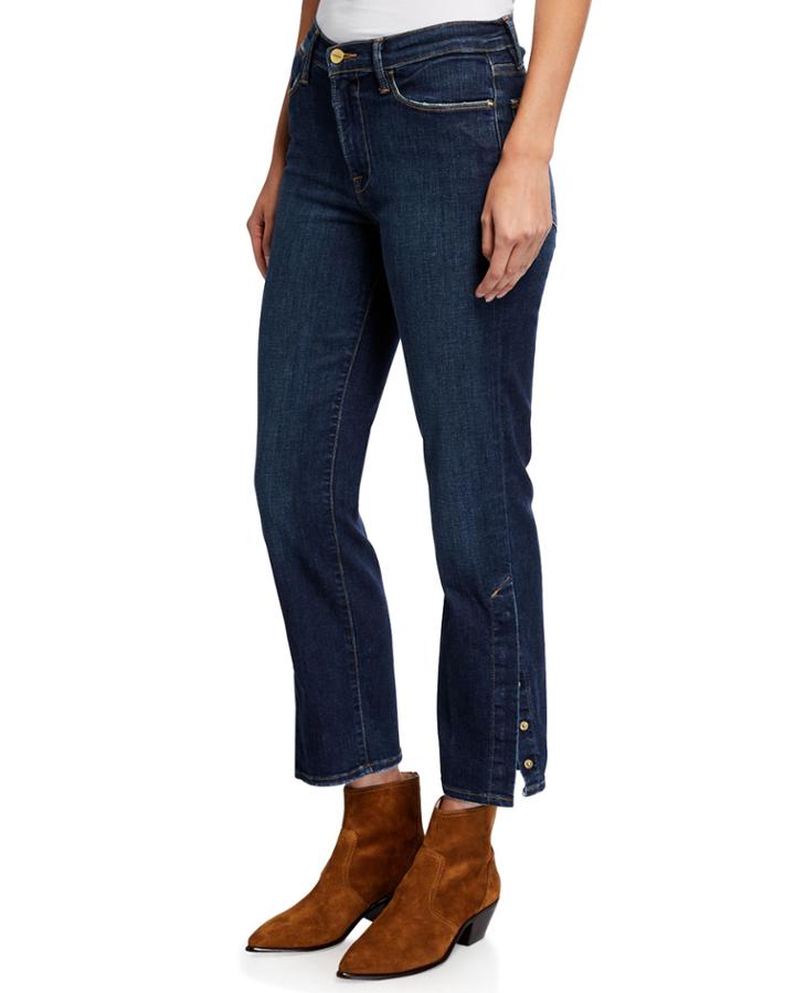 Le High Straight-leg Snap-away Jeans