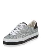 Ezra Platform Glitter Low-top