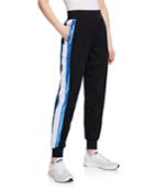 Aquarium Side-stripe Jogger Pants