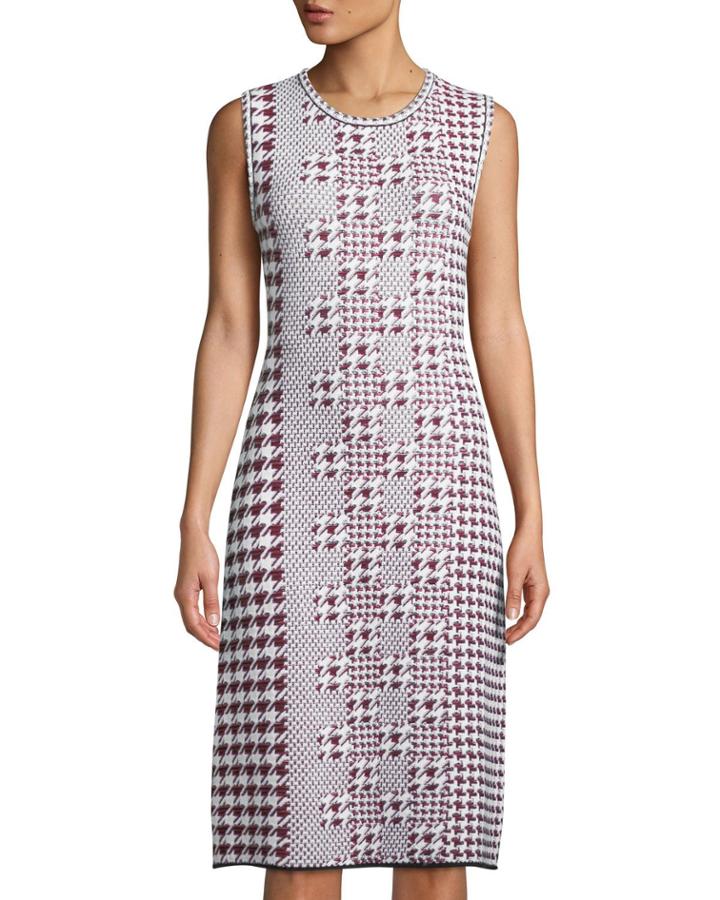 Sleeveless Houndstooth