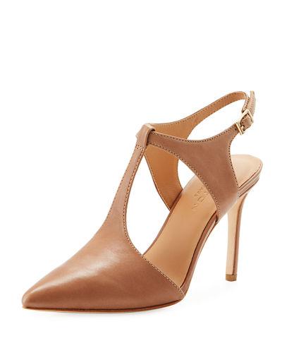 Ruthie Pointy-toe T-strap Pump