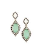 Contessa Small Variscite Double-drop Earrings