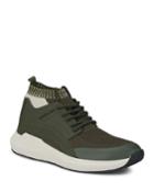 Men's Mesh Sock Sneakers, Olive