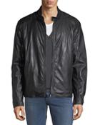Kingsbury Smooth Faux-leather Jacket